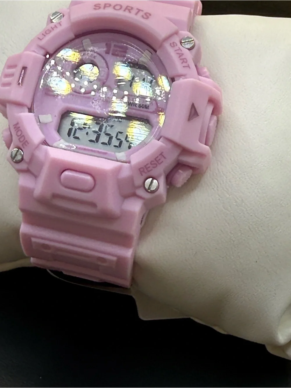 Pink Digital Sports Watch - Unbranded